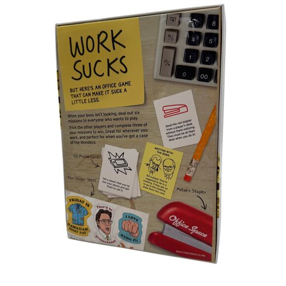 Office Space Game A Secret Mission Game for People to Play at Work NEW SEALED - Picture 2 of 6